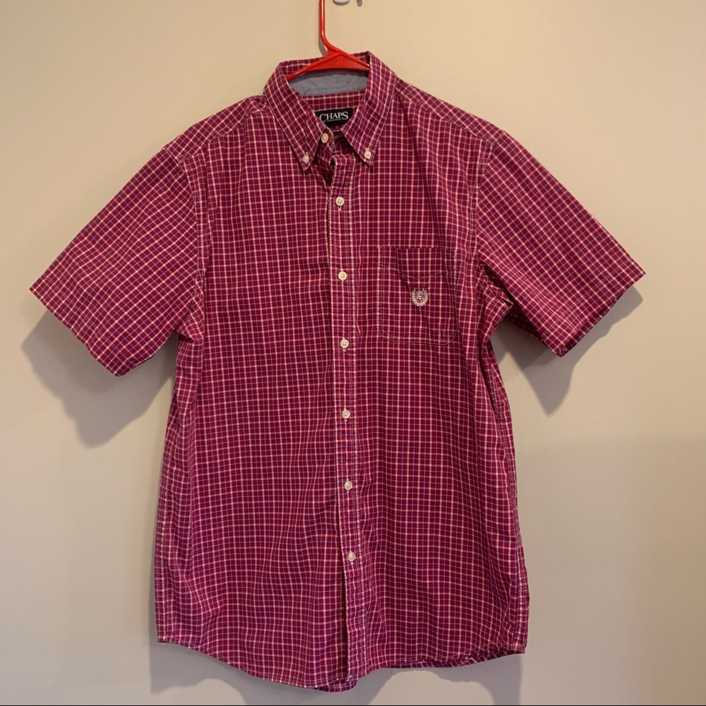 Chaps Short Sleeve Button Down